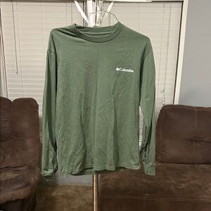 Columbia Men's Olive Long Sleeve Tee
